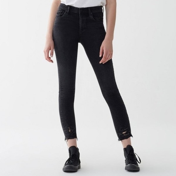 Agolde Sophie Mid Rise Skinny Crop - Temple (16) - Picture 3 of 7